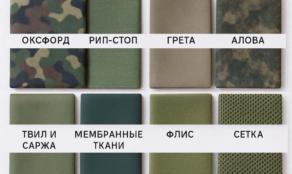 Ткани для охоты и рыбалки
