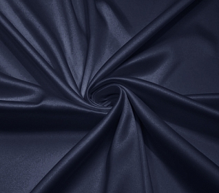 Атлас плотный ПРОКАТНЫЙ Темно-синий (330)