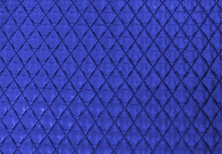 Курточная ткань на синтепоне Ультрамариновый (223) ромб 2,5х2,5 см