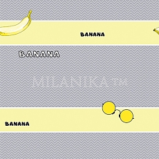 Купить Поплин ш.220 см ЗнакТекс (12069/1 Бананы комп) оптом и в розницу недорого