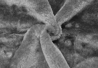 Мех искусственный Туманно-серый (200)