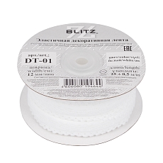Купить Лента эластичная "BLITZ" DT-04 10мм (Белый) оптом и в розницу недорого