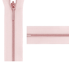 Купить Молния 18 см т.3 спираль н/р потайная на сетчатой тесьме пластик (133 св.Розовый) оптом и в розницу недорого
