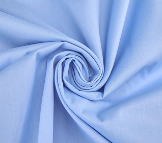 Поплин сорочечный Водный голубой (331) 14-4121