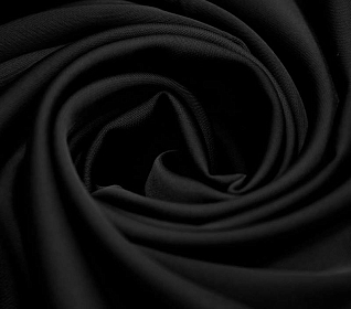 Атлас костюмный Черный (322)