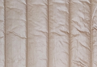 Курточная ткань на синтепоне Кофе с молоком (293) полоска