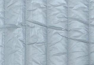 Курточная ткань на синтепоне Дымчато серый (310) полоска