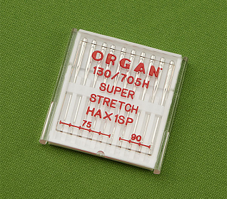 Иглы супер стретч ORGAN №75(6), 90(4), 10шт