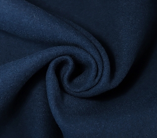 Ткань пальтовая Темно-синий (330)