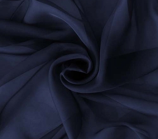 Шифон Винди Темно синий (330)
