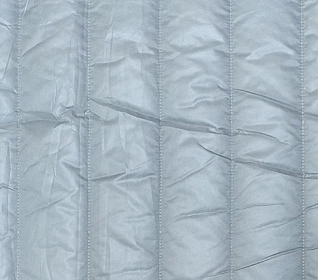 Курточная ткань на синтепоне Дымчато серый (310) полоска