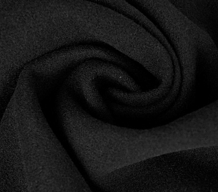 Ткань пальтовая Черный (322)