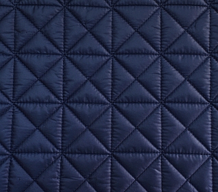Курточная ткань на синтепоне Темно синий (330) треугольники в квадрате
