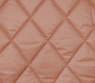 Курточная ткань на синтепоне Пыльный розовый (344) ромб 8х8 см