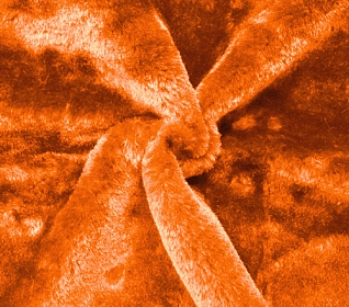 Мех искусственный Сигнально-оранжевый (348)