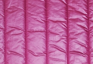 Курточная ткань на синтепоне Винный (177) полоска